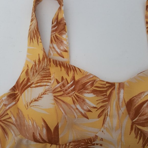 New Junior Women's L.I.F.E Top Blouse Size L Yellow - Picture 4 of 7